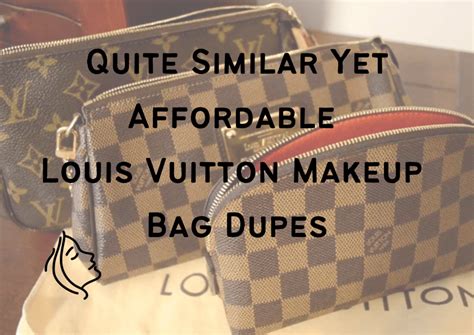 louis vuitton makeup bag dupe dhgate|louis vuitton dupe alternatives.